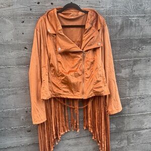 Fringed Copper Women's Jacket